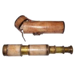 Jumelles en laiton antique décoration bonne qualité étui en cuir télescope décor maison avec jumelles Vintage marine victorienne - Product Image 2