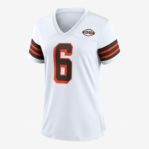 Uniforme de Fútbol Americano, Jersey Corto, Tallas Grandes Disponibles, 100% Poliéster, Personalizable para Equipos, Protección Anti-UV/Bacteriana, Cuello en V - Product Image 4