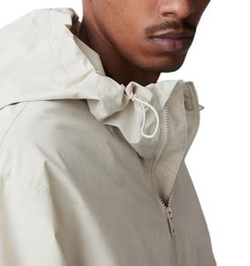 Échantillon de fabrication Veste coupe-vent à capuche coupe-vent imperméable de haute qualité avec fermeture éclair complète pour hommes - Product Image 5