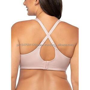 Nouveau soutien-gorge de sport pour femme, à fermeture avant, sans coutures, couvrant entièrement la poitrine, effet push-up, respirant, séchage rapide, 100% coton, coussinets amovibles, haute performance - Product Image 4