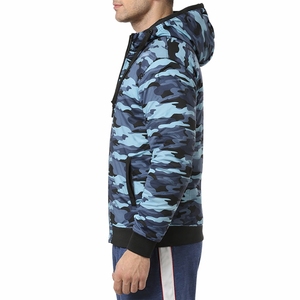 Sudadera con capucha para hombre, con cremallera completa, corte regular, con bolsillos, cordón ajustable, estilo urbano, otoño, 2 piezas - Product Image 2