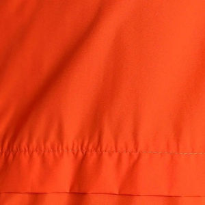 <b>Men</b> Orange Hooded Windproof Sporty <b>Blouson</b> <b>Jacket</b> Polyester Zipper Closure Spring Casual Outerwear - Product Image 6