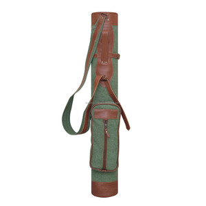 Bolsa de golf Caddy de lona y cuero Burdeos Hickory Golf Carry Bolsas de golf Regalos de estilo vintage Personalizable de la marca - Product Image 5