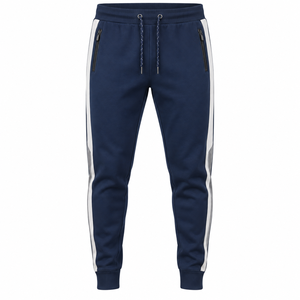 Pantalones Deportivos Personalizados 2026, Corte Ajustado Cómodo, Lisos, con Logotipo Personalizado, Color Gris Jaspeado para Hombre - Product Image 4