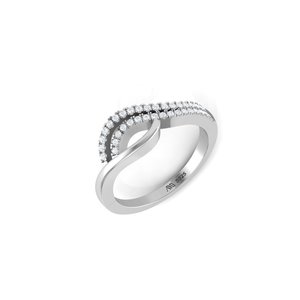 Bague en argent sterling plaqué or avec zircon ovale, design unisexe tendance, micro-incrustation, idéale pour anniversaire ou mariage - Product Image 3
