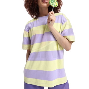 Camiseta de Algodón Lisa para Mujer, Corte Clásico, Tejido Transpirable y Suave, Estilo Casual para Uso Diario de Verano, Estilo Básico Minimalista - Product Image 1