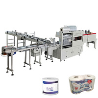 Machine d'emballage automatique sous film rétractable Xinyun de haute qualité pour papier toilette, 10-30 rouleaux/min, 220V/380V, garantie 1 an