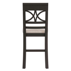 Tavolo da pranzo in legno stile rustico in 6 pezzi con ripiano con ripiano di stoccaggio comprende 4 sedie e panca per uso cucina - Product Image 5