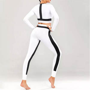 Traje de Compresión de Manga Larga para Mujer, Alta Elasticidad, para Gimnasio, Entrenamiento, Yoga, Proveedor Mayorista de Trajes de Compresión - Product Image 5