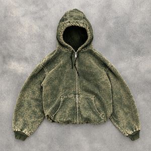 Sweat-shirt d'hiver à fermeture éclair intégrale en polaire, faible MOQ, logo personnalisé, marque privée, fabricant numérique pour marques de vêtements, Pakistan - Product Image 5