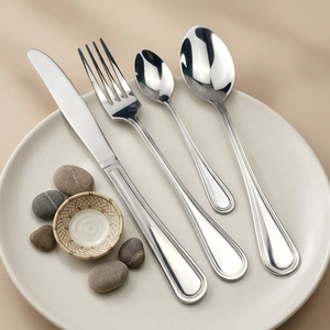 Newest Cutlery Table Decor Home Restaurant and Hotel Decor Cutlery Set Stainless Steel Hand Forged <b>mirrored</b> <b>Tabletop</b> Cutlery Set - Product Image 3