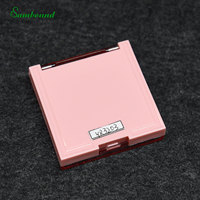 Boîte d'échantillons de blush 3,3 ml avec miroir, plateau vide pour contour et illuminateur, emballage en PET écologique PCR