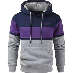 Sudaderas con Capucha para Hombre, Diseño Sólido, 100% Algodón, Forro Polar, Bolsillos, Transpirables, Secado Rápido, Elegantes, Casuales, Precio al por Mayor - Product Image 1