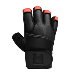 Custom Logo <b>Half</b> Finger Weightlifting Gloves Padded Gym Workout Gloves Anti <b>Slip</b> Wrist Support OEM Wholesale - Product Image 2