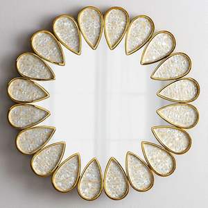 OEM Manufacture Minimal Aluminum Wall <b>Mirror</b> Frame Stylish Modern Accent <b>For</b> Living Room <b>Bedroom</b> Interior - Product Image 1