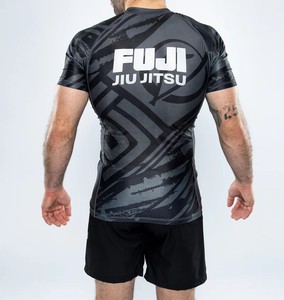 MMA <b>Compression</b> <b>Shirt</b> Rash Guards for BJJ 2026 Plain Short Sleeve Breathable UPF50+ Eco-Friendly No Gi - Product Image 4