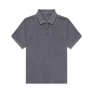 เสื้อโปโลแขนสั้นผู้ชาย ผ้าถัก สีพื้น ระบายอากาศได้ดี สวมใส่สบาย ทรงปกติ - Product Image 1