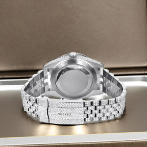 Best-Selling Handmade Moissanite <b>Watch</b> from Indian Seller - Premium Bust Down Diamond Analog <b>Watch</b>, Street Style Fashion <b>Watch</b> - Product Image 2