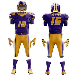 Tenues de football personnalisables pour jeunes et adultes, ensembles imprimés complets, vêtements d'équipe, uniformes de sport, kits d'uniformes de football américain - Product Image 1
