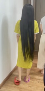 [Tóc giả dài] 100% Remy thô chưa qua chế biến Tóc Giả thật 44 inch siêu mượt - Product Image 6