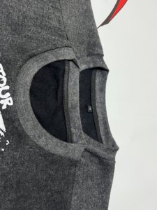 เสื้อยืดสกรีนลายแบบกำหนดเอง ผ้าฝ้าย 100% 250gsm ทรงปกติ ทรงบ็อกซี่ ยูนิเซ็กซ์ เสื้อยืดแบบคู่ ซักย้อมสีแบบแอซิด - Product Image 3