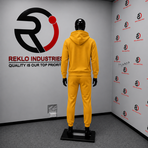 Ensemble de survêtement pour homme avec sweat à capuche imprimé doré, sweat-shirt à imprimé personnalisé, pantalon de jogging, streetwear décontracté, vêtements de sport, vente en gros - Product Image 4