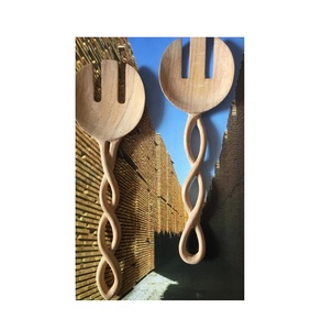 Cuchara de madera hecha a mano con luz de ceniza, cuchara de cocina para café y bebidas, comida vegetal, servicio en casa, restaurante, fiesta - Product Image 4