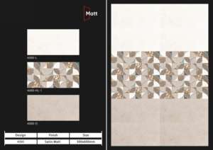 Carreaux de céramique écologiques anti-taches 12"X24" développés pour les maisons et les bureaux, offrant une résistance aux taches, une durabilité et une résistance aux rayures. - Product Image 3