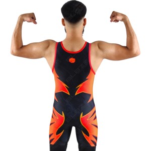 High Quality Custom Printed Wrestling <b>Singlet</b> Wrestling Single Wrestling <b>Singlet</b> <b>for</b> <b>Mens</b> in Top Quality - Product Image 3
