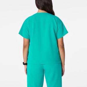 Manufacturer OEM Wholesale Custom Logo Unisex Medical Nursing <b>Scrubs</b> <b>Uniform</b> Set Doctor Nurse Hospital Healthcare <b>Uniform</b> - Product Image 3