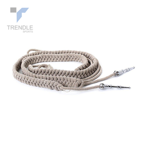 Aiguillette tressée artisanale haut de gamme en fil de bullion avec embouts métalliques pour usage cérémoniel et extérieur - Product Image 2