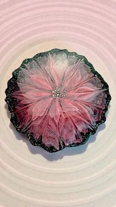 Expensive <b>Resin</b> Coasters Shape Handmade Eco-Friendly Reusable <b>Table</b> <b>Top</b> Coaster Mats Pads Export Quality Christmas Animal Print - Product Image 3
