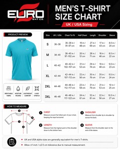 T-shirt à manches courtes pour homme Euro, séchage rapide, coupe ample, col rond, imprimé lettres, vêtement décontracté, 100% coton et élasthanne, sportif - Product Image 5