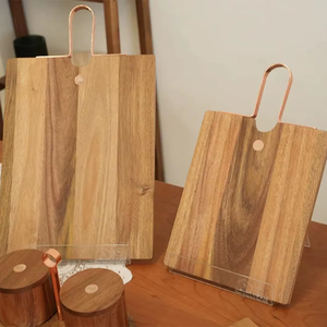 Tablas de Cortar de Bambú Orgánico Pulido Personalizadas, Diseño de Arte Popular, Color Natural, Rectangulares, para Uso Doméstico en la Cocina, Venta Directa de Fábrica - Product Image 1