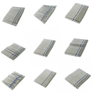 BAFA SURGICAL INSTRUMENTS Juego de 50 Brocas para Laboratorio Dental con Empuñadura Ergonómica, 3 Posiciones de Mandíbula, Color Plateado, Modelo BSI-EP-1133 - Product Image 4