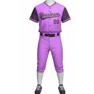 Wholesale High Quality 100% Polyester Baseball Uniform New Arrival Custom-Made Sets Breathable and Printed - Product Image 3