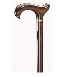 Canne de marche en bois poli brun, excellent rapport qualité-prix, design attrayant, fabrication sur mesure en Inde - Product Image 4