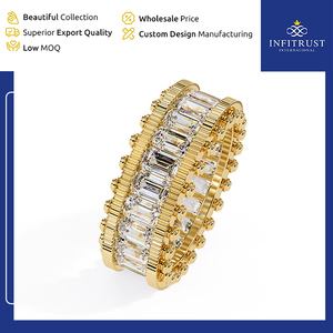 Global Vendor Selling High Standard Quality Handcrafted 925 Sterling <b>Silver</b> <b>Solitaire</b> Diamond <b>Rings</b> with VVS Clarity on Sale - Product Image 4