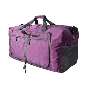 Durable Material Gym Training Nylon Zipper Duffle <b>Bags</b> Lightweight Eco-Friendly Foldable Adjustable Strap Men's Hot Sale Made - Product Image 1