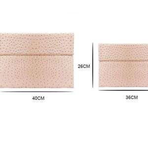 Large Casual Style PU Envelope Bag <b>for</b> MacBook Durable Horizontal Handheld Portable Laptop <b>Case</b> Cover <b>for</b> Business Use - Product Image 5