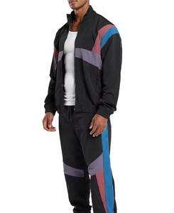 OEM Custom Blank 100% Nylon Windbreaker Tracksuit Unisex 2 Piece <b>Zipper</b> <b>Jacket</b> & Pants Regular Fit Windbreaker Tracksuit Set - Product Image 1