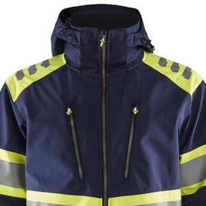 Factory Price Wholesale Rate Solid Color Men Workwear Jacket Premium Quality Stand Safety Jacket Custom Logo OEM Service - Product Image 5