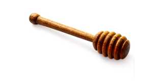 Wooden Honey Dipper Long Handle Honey Spoon Coiled Spreader Jar Favor for <b>Wedding</b> <b>Gift</b> - Product Image 5