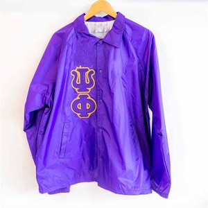Iota | Phi | Theta Custom Greek Letters <b>Coaches</b> Jacket for Men Plus Size Wholesale Casual with Custom Logo Plain Dyed - Product Image 2