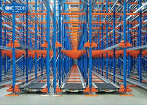 Radio Shuttle <b>Racking</b> <b>System</b> / Pallet Shuttle <b>Racking</b> Customization Screw Assembly Steel Electrostatic Powder Coating - Product Image 5