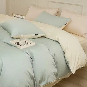 ชุดเครื่องนอนผ้าห่มสีม่วงเข้ม 3 ชิ้น ระบายอากาศได้ดี ซักเครื่องได้ - Product Image 3