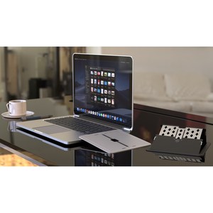 Soporte Metálico Plegable Ultrafino de 1.7mm para Laptop, Ergonómico, Ajustable en Altura, para MacBook, Tablet, PC-EL - Product Image 5