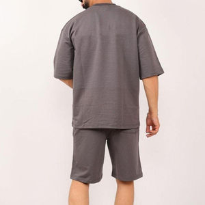 Camiseta de Hombre de Poliéster/Algodón, Estilo Hip Hop, Lisa, Cuello Redondo, Corte Regular, Impresión por Sublimación, Transpirable, Anti-Pilling - Product Image 5