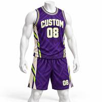 Ensemble de shorts et maillot de basket athlétique, respirant et anti-humidité, uniforme de jeu d'équipe
