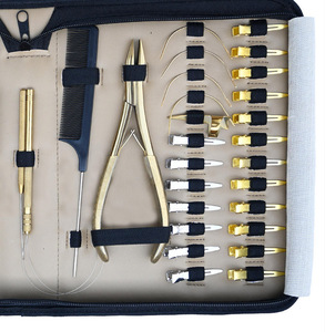 MIANBRO ENTERPRISES Stainless Steel Hair Extension Tools <b>Kit</b> MB-ZS-1160 Tape-In Pliers Micro-Link Removal Pliers <b>Beads</b> Crimping - Product Image 6